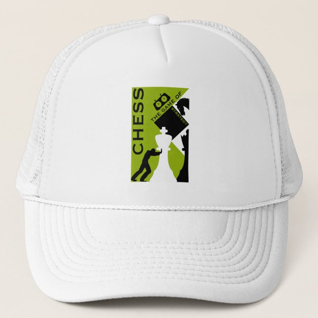 Chess Players Trucker Hat (Front)