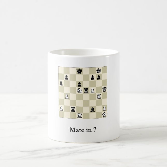 Chess Puzzle Mug #2 (Center)