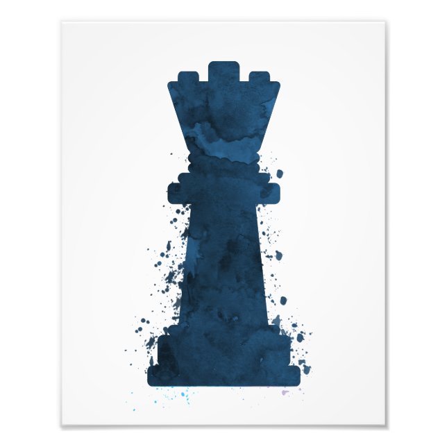 Chess Queen Art Photo Print (Front)