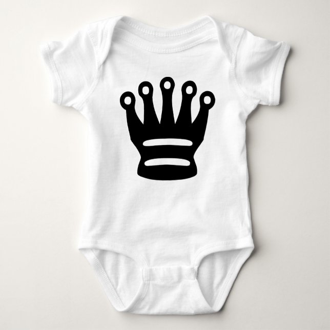 Chess Queen Baby Bodysuit (Front)