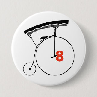 Chess Queen Number 8 Button