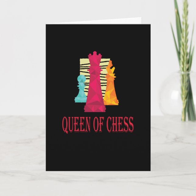 Chess - Queen Of Chess Card (Front)