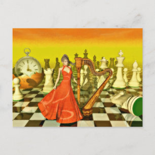 Chess Queen Postcard