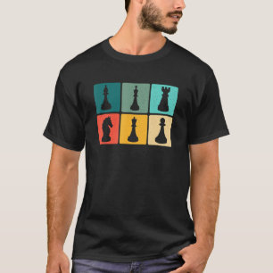 Chess Retro Graphic Chess Player Checkmate Board G T-Shirt