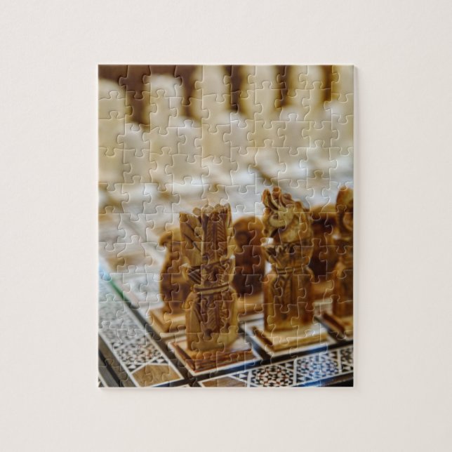 Chess set for sale, Khan el Khalili Bazaar, Jigsaw Puzzle (Vertical)