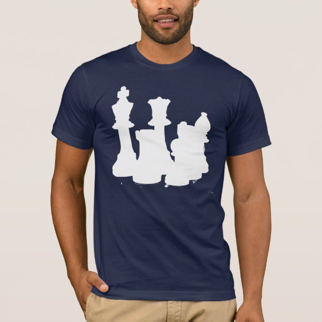 Chess Set White T-Shirt (Front)