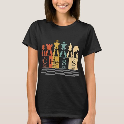 Chess Sets Periodic Table Elements T_Shirt