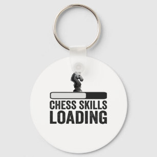 Chess Skills Loading Funny Knight Piece Chess Keychain