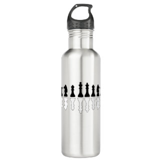 chess stainless steel water bottle