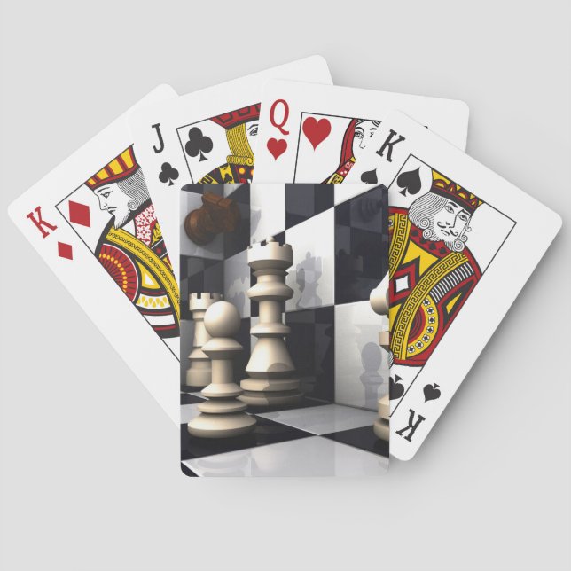 Chess Style Poker Cards (Back)