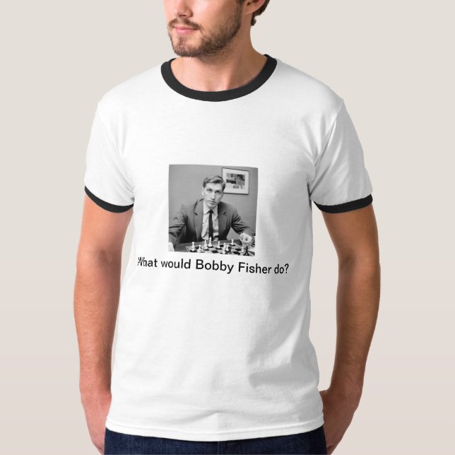 Chess T-shirt Bobby Fisher (Front)