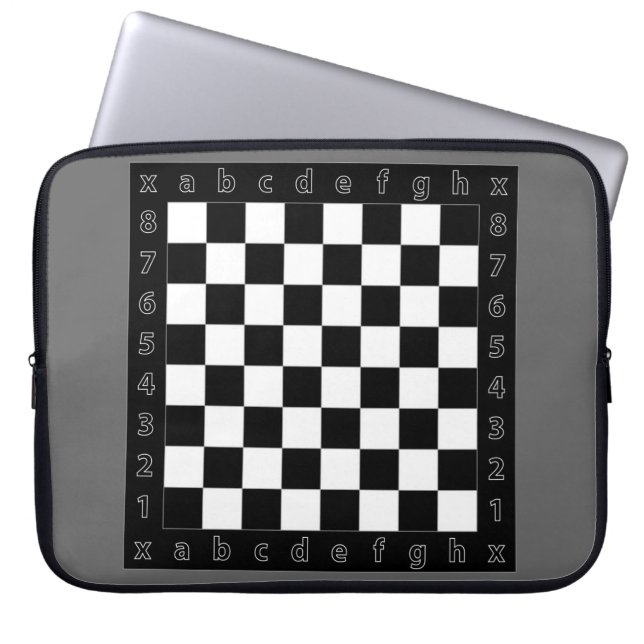 chess table laptop sleeve (Front)