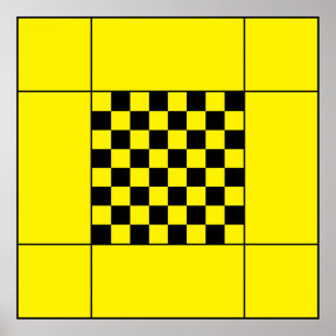 Chess table poster