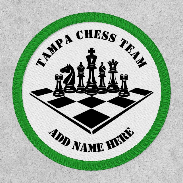 Chess Team Add Name  Patch (Front)