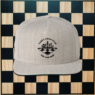 Chess Team Add Name Snap Back Hat