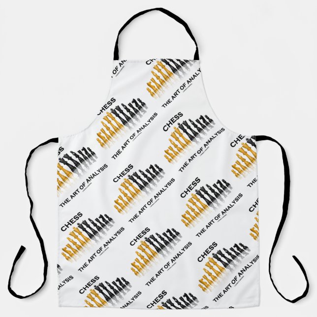 Chess The Art Of Analysis Apron (Front)