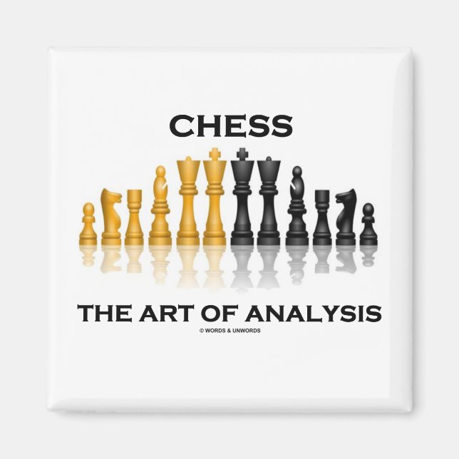 Chess The Art Of Analysis Magnet (Front)