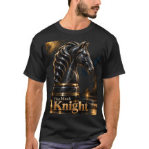 Chess The Black Knight, T-Shirt