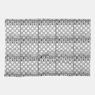 Chess Theme Kitchen Towels