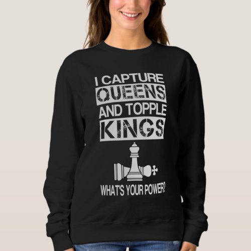 Chess Themed Gifts For Chess Players Knight Piece Sweatshirt