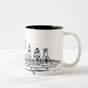 Chess Two-Tone Coffee Mug