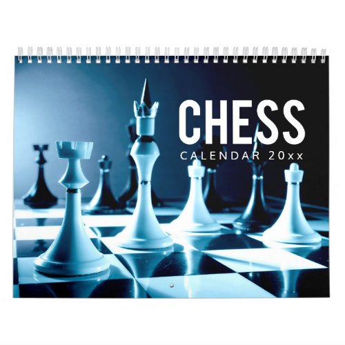 Chess Wall Calendar
