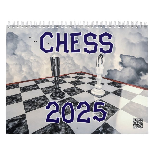 Chess Wall Calendar 2025 (Cover)