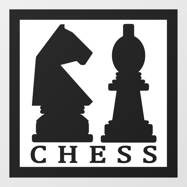 CHESS WINDOW CLING (Sheet)