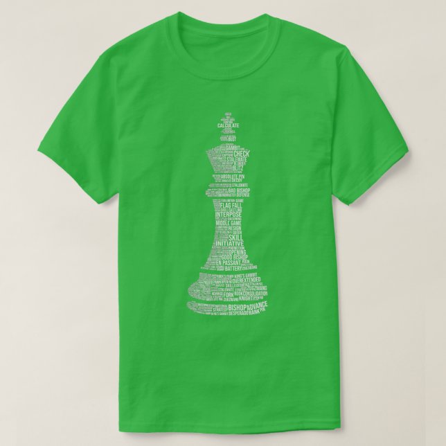 Chess Words T-Shirt (Design Front)