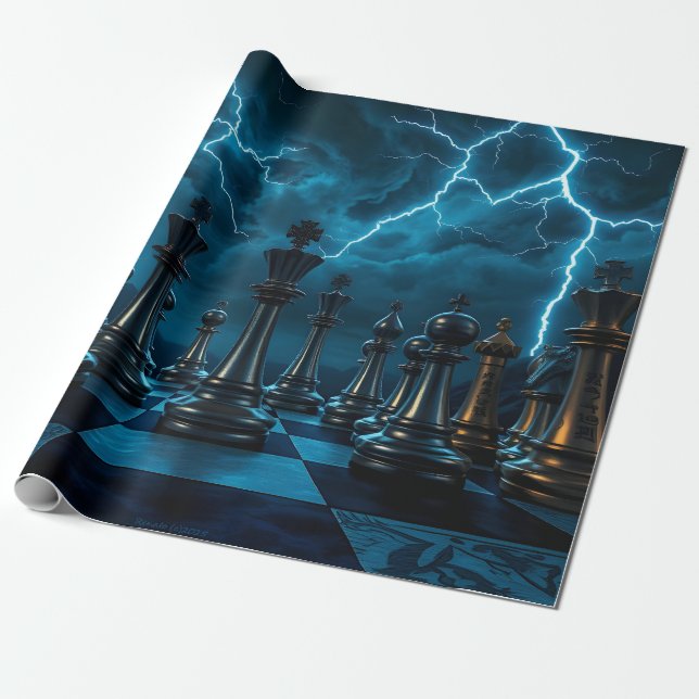 Chess Wrapping Paper (Unrolled)