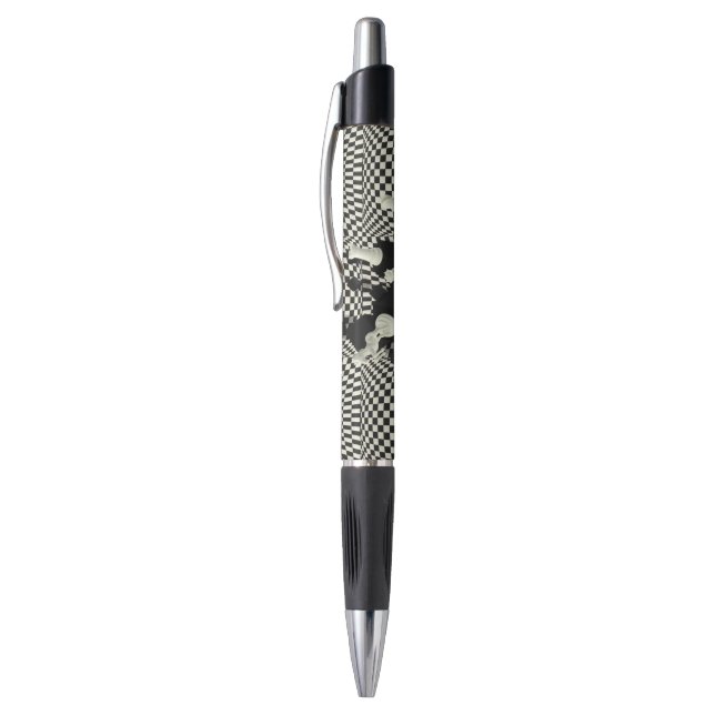 Chessboard and 3D Chess Pieces composition Pen (Top (Vertical))