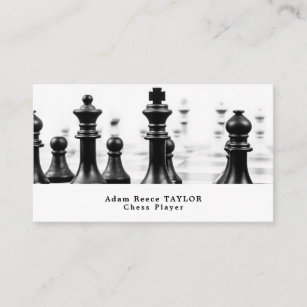 Chessboard, Chess Club Business Card