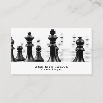 Chessboard  Chess Club Business Card by TheBusinessCardStore at Zazzle