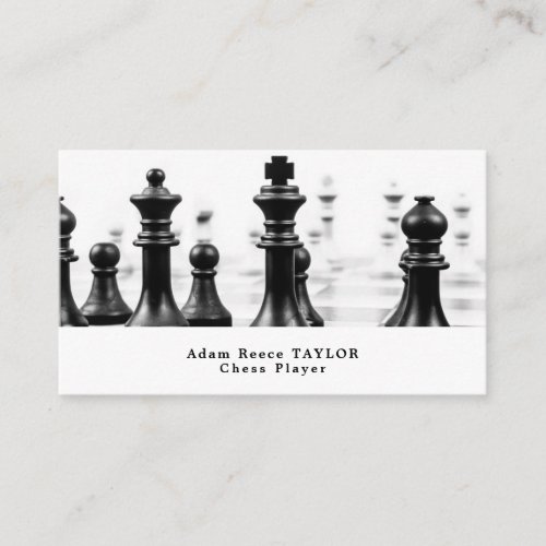 Chessboard Chess Club Business Card
