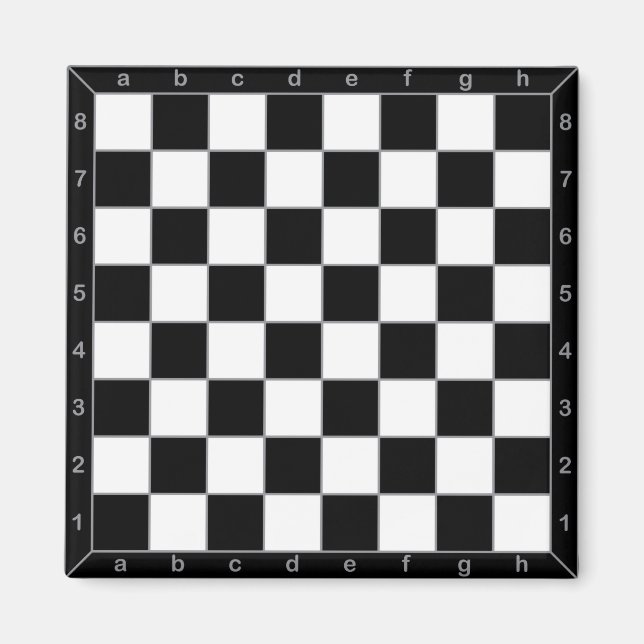 chessboard classic magnet (Front)