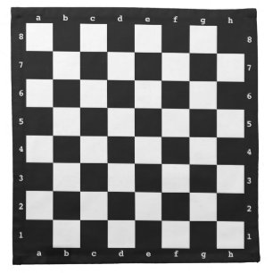 Chessboard Cotton Napkin 12"x12"