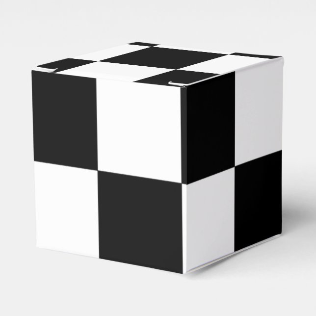 Chessboard Favor Boxes (Front Side)