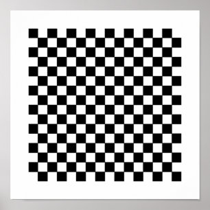 chessboard for walls poster