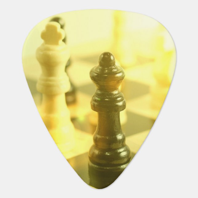 chessboard guitar pick (Front)