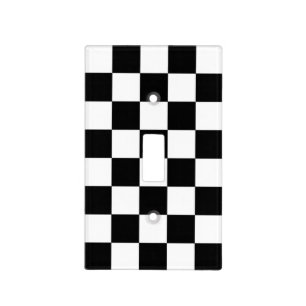 Chessboard Light Switch Cover