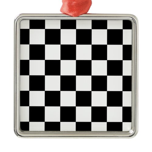 chessboard metal ornament