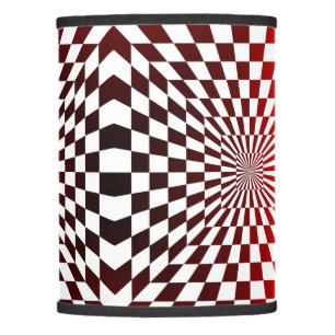 Chessboard Pattern in Pastel Gradient Colors Lamp Shade