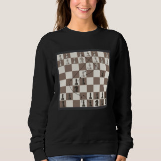 Chessboard Pattern Sweatshirt