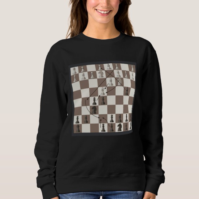 Chessboard Pattern Sweatshirt (Front)