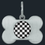 Chessboard Pet ID Tag<br><div class="desc">Chessboard chess</div>