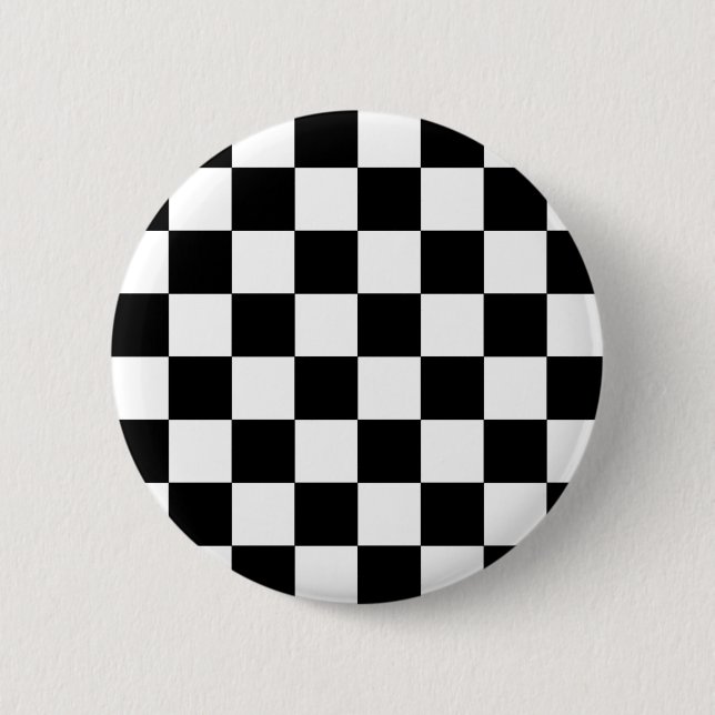 chessboard pinback button (Front)
