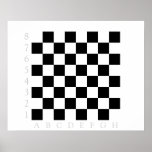 Chessboard Poster at Zazzle