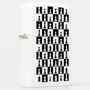 Chessboard with figures zippo lighter