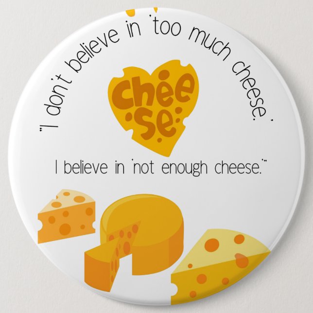 chesse lover button (Front)