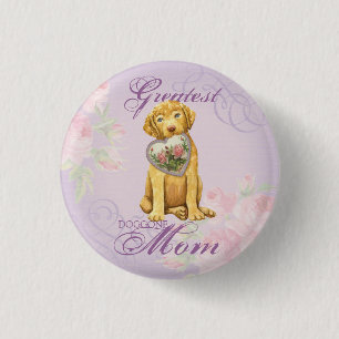 Chessie Heart Mom Button
